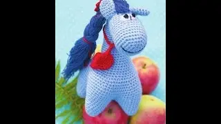 Вязаная лошадка крючком .Лошадка-МИЛА.Toy.ВЯЗАНЫЕ ИГРУШКИ АМИГУРУМИ КРЮЧКОМ.