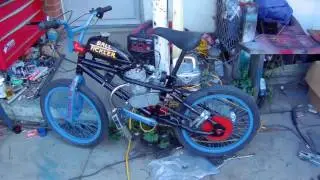 80cc Motorized BMX, First Ride And Stuff