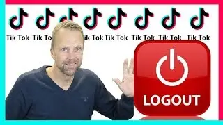 How to logout from tik tok