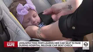 Unsuspecting mom learns her car seat is fake during hospital release car seat check