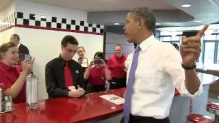 President Barack Obama Makes Surprise Visit