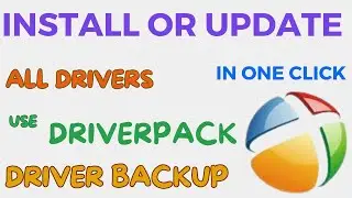 Use Driverpack to Install, Update Drivers Offline | Create Backup of Windows 10 Driver in DriverPack