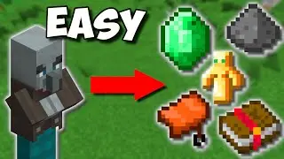 (1.18+) EASIEST RAID FARM IN MINECRAFT!!!!! - Simple Emerald Farm Tutorial