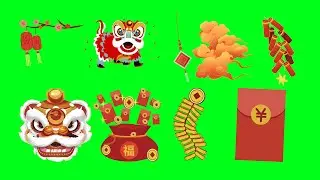 GREEN SCREEN EFFECTS 🎆CHINESE NEW YEAR 🎇