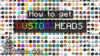 How to get Custom Heads (Java Edition Only) | Minecraft