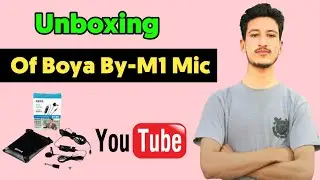 Boya By M1 Mic Unboxing (2021) How to Use Boya By-M1 Mic | Ahmad Creation