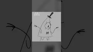 Bill Cipher as Flamingo / Albert | Gravity Falls Animation | #shorts
