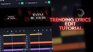 TikTok Trending lyrics Edit Alight Motion Tutorial  