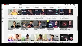 List of YouTube channels to learn programming 2020