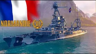 NORMANDIE линкор Франции VI уровня. «Борис Хрен попадешь» WORLD OF WARSHIPS / МИР КОРАБЛЕЙ