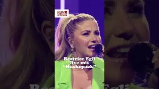 Beatrice Egli  auf der Bühne mit ihrem Hit "Huckepack"👏🏻🪩 #schlager #beatriceegli