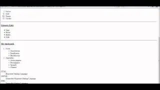 HTML Tutorial 5 - Definition List and copyright symbol