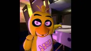 Chica discovers her pizza slice is gone