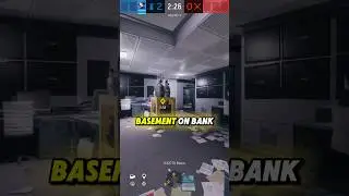 BEST AZAMI SETUP FOR BASEMENT BANK! #rainbowsixsiege #siege #r6 #shorts #clips #gaming #r6siege