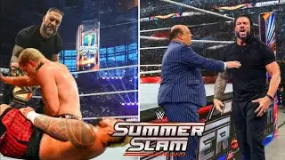 Roman Reigns Returns  And Attack Solo Sikoa | Roman Reigns Returns At Summer Slam 2024 | Roman Reign