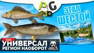 Русская Рыбалка 4 - Стрим Прокачка УНИВЕРСАЛА для 6-го этапа Стрим #11 Регион наоборот - Донец