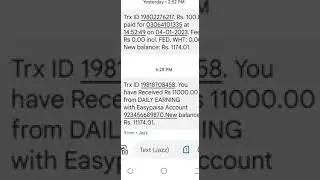 Real Jazzcash Easypaisa Earning App without investment | Online Earning in Pakistan | Earn Money
