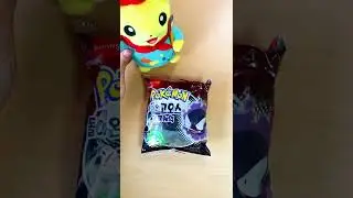 추억의 포켓몬빵 돌아온 고오스 초코 케익 먹방~! 뮤 나와라!! Pokemon bread ポケモンパン #Shorts