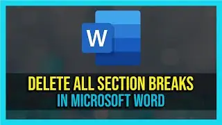 How to Remove Section Breaks in a Word Document - 2024