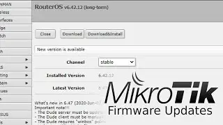 (6) Updating the Firmware on a MikroTik Router