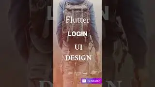 Login UI | Flutter UI login   