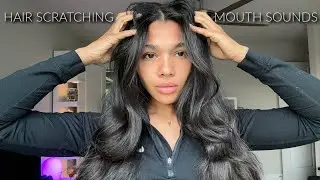 ASMR | Fast & Aggressive Mouth Sounds, Hair Sounds & Hair Brushing ⚡️💜
