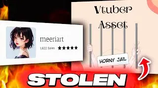 Etsy Artist is STEALING FREE VTUBER Assets and Reselling It