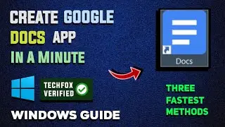 How to Make a Shortcut for Google Docs on Your Desktop - Full Guide