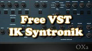 Free VST instrument - IK Syntronik (2019)
