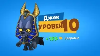 ВОЛК ДЖЕК 10 УРОВНЯ! ПРОКАЧАЛИ КРАСАВЧИКА НА НА НОВЫЙ 10 УРОВЕНЬ! Zooba