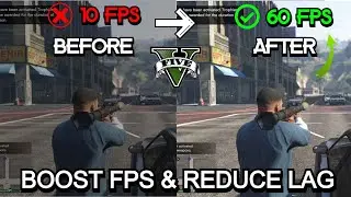 ➢GTA 5 Lag fix Intel HD Graphics |  LAG & STUTTER FIX  | DRIVING LAG FIX | 🖥️LOW-END PC |