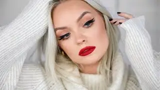 QUICK & EASY CLASSIC HOLIDAY MAKEUP + TRY ON HAUL