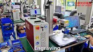 Laser marking machine for black and white color marking on stainless steel and metals