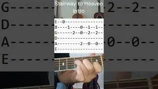 Stairway to Heaven Intro Guitar Lesson - Led Zeppelin #guitarlesson #guitar #stairwaytoheaven