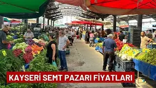 Kayseri semt pazarı fiyatları