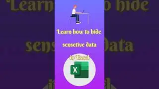 Learn how to hide sensitive data in Excel using formula.