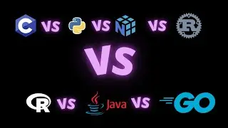 C vs Python vs Rust vs R vs Java vs Go | 1000000 números aleatorios