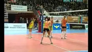 Azerrail Baku Eczacibashi Istanbul CEV CUP Part 1