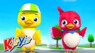 2 Little Dicky Birds | KiiYii Songs for kids - Sing and Learn!