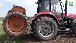 ПОСІВНА 2021. YTO X804 з СЗ-3,6 навісною. Файтер Т-18 з котками. Сіємо ярий ячмінь в суху землю.