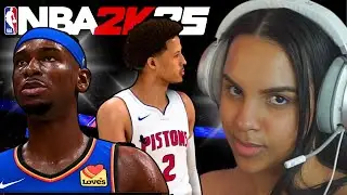 NBA 2K25 EARLY GAMEPLAY!! DETROIT PISTONS VS. OKC THUNDER - NBA FULL GAME!