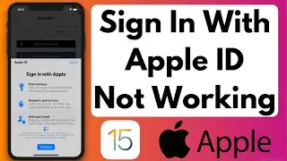 How To Fix Sign In With Apple Not Working in iOS 15 on iPhone & iPad