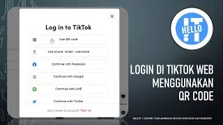 Cara Login di Tiktok Web Menggunakan QR Code