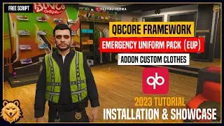QBCore Framework - EUP | Use Custom Clothes in FiveM for Free | Emergency Uniform Pack | QBCore 2023