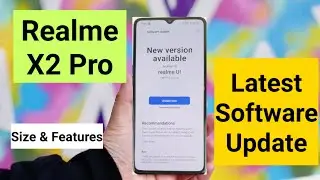 Realme x2 pro latest software update details