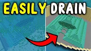 How to DRAIN an OCEAN MONUMENT In Minecraft 1.21!