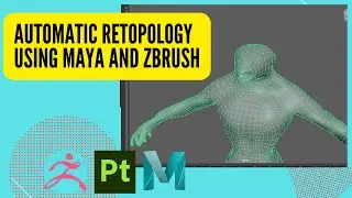 Automatic Retopology using Maya and ZBrush