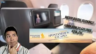 Fly Singapore Airlines for Cheap! Get 65% Off with the Spontaneous Escapes Promotion!