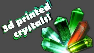I made 3d printed crystal jewelry... with LEDs!