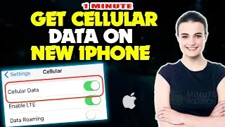 How to get cellular data on new iPhone |  Fix Cellular option missing 2024